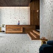 HEXAGONO TERRAZO SEVILLA WHITE