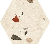 HEXAGONO TERRAZO SEVILLA MARFIL