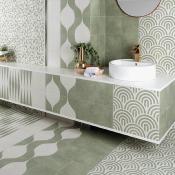 Garden Water & Terra White Monocolor 20x20cm