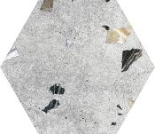 HEXAGONO TERRAZO SEVILLA SILVER