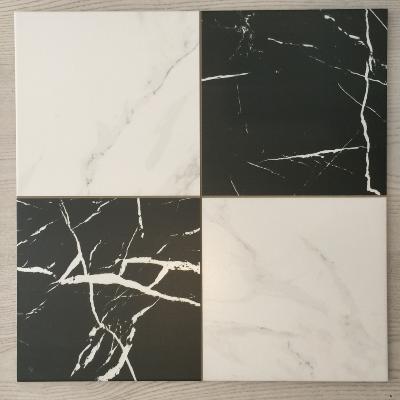 DAMERO CHESS EFECTO MÁRMOL GOLD 44x44cm